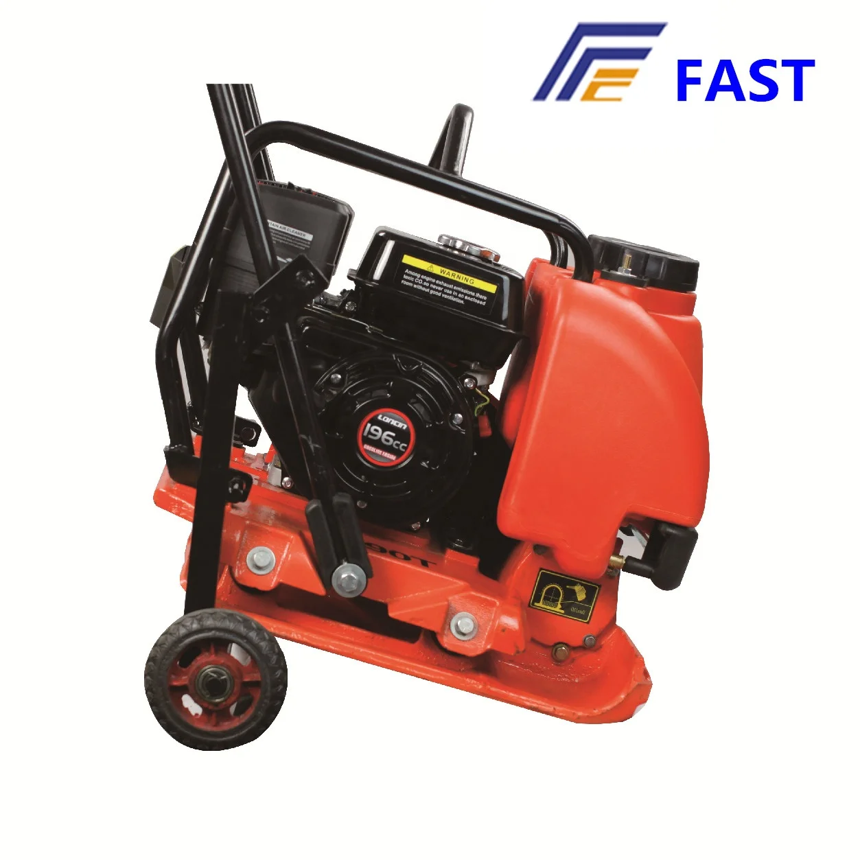 plate compactor paving tamper vibratory 196cc reversible concrete rammer with low center of gravity for road build
