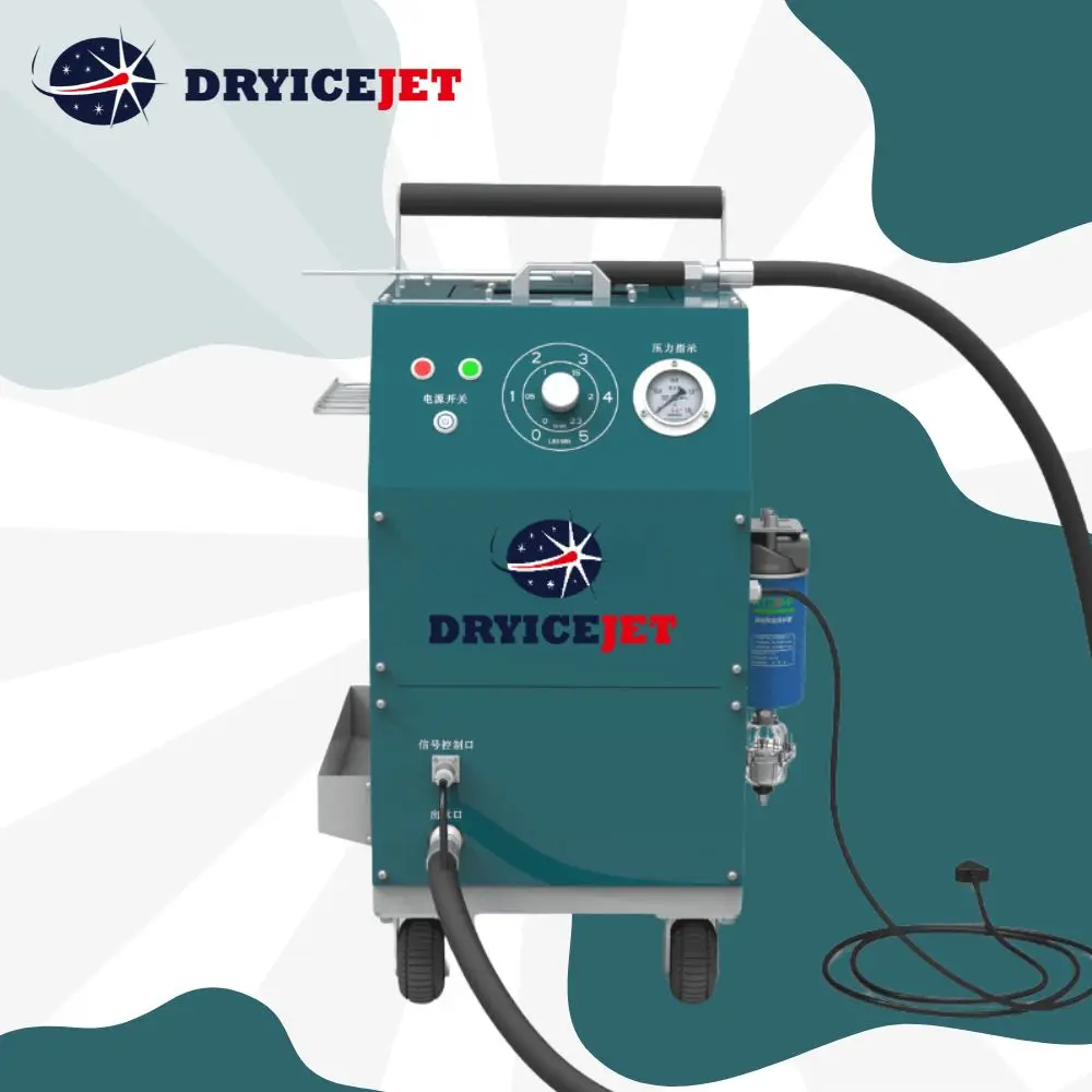 Dry Ice Blasting Machine DRYICEJET BM2 Strong Power Hot Sell Dry Ice Blasting Machine Price Small Dry Ice Cleaning Machine