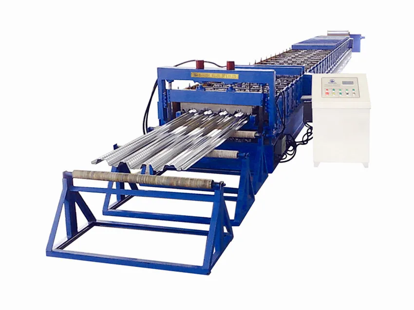 Galvanized Steel Floor Tile Decking Roof Sheet Roll Forming Machine Making line equipment