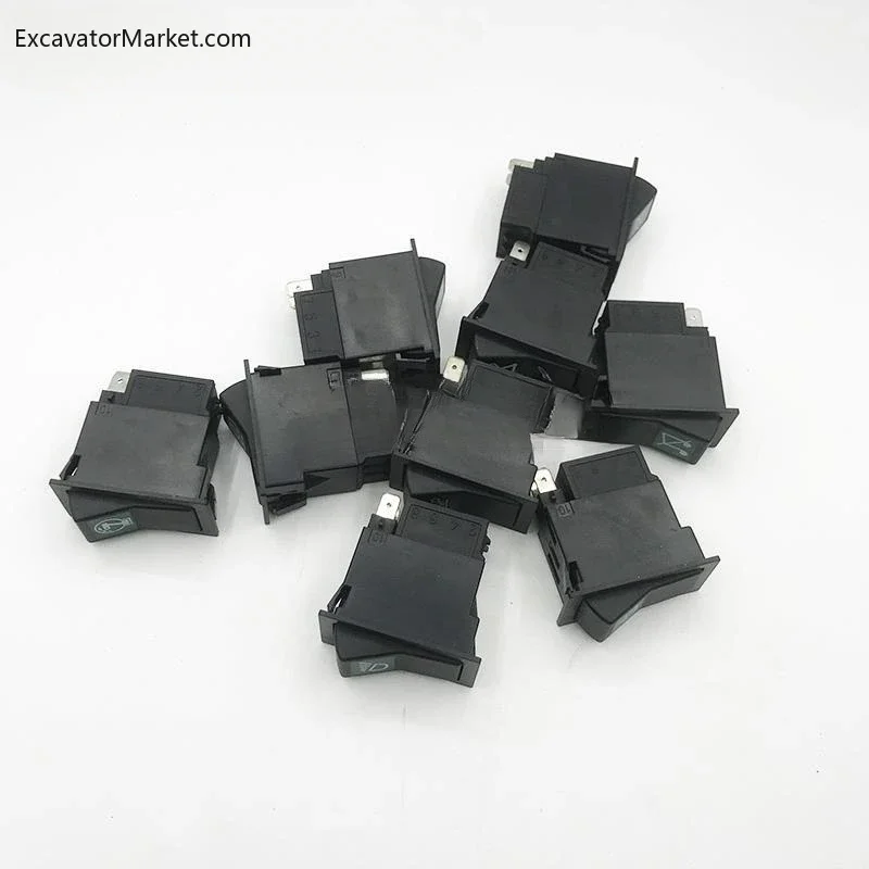 For  excavator accessories Volvo Lingong EC140 210B 240B 360 wiper headlight switch button button accessories