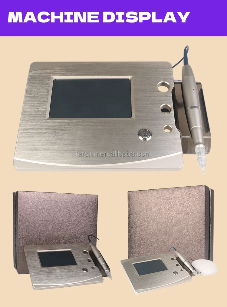 2024 Upgraded PMU V7 Metal Panel Eyebrow Eyeline Lip Tattoo Pen Digital Micro Blading for Permanent Makeup Beauty Machine