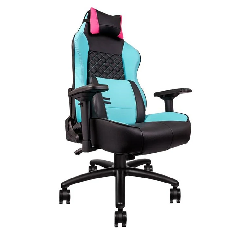 Best Gaming Chairs Boujee Blue Cadeiras Gamer Custom Logo Seat-Height Adjustable Gas Lift Recliner Anji Ergonomic Gaming Chair