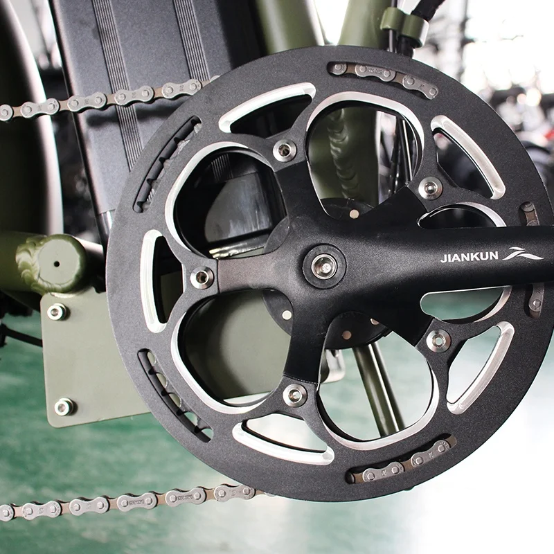 High quality factory customized Folding Fat Tire city mountain full suspension 20inch ebike bicycle Electric Bike  For sale