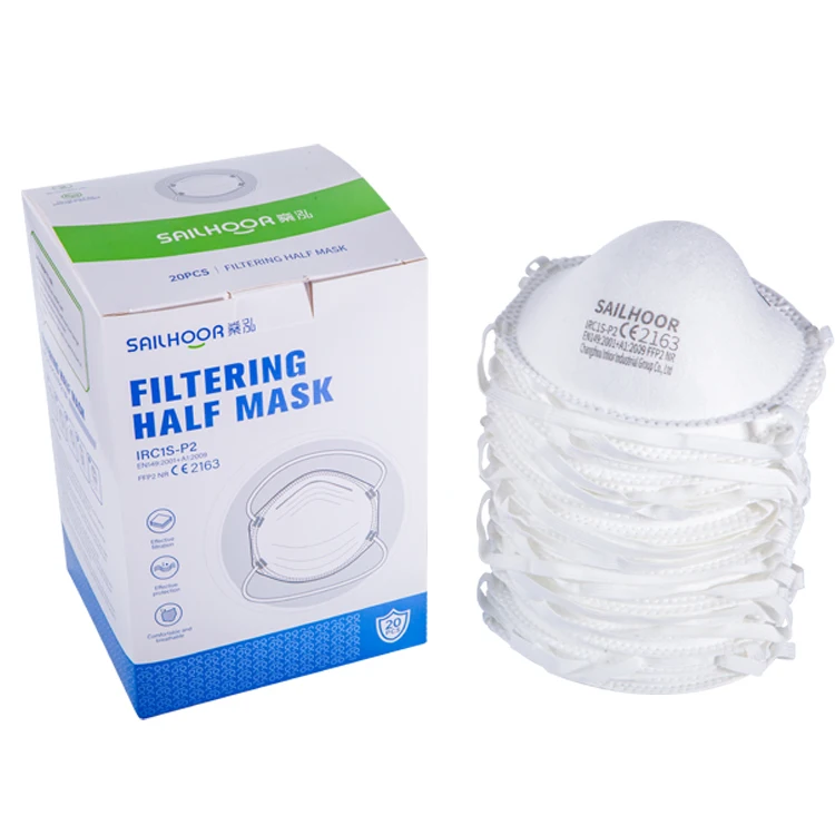 elastic headband disposibal face mask ffp2 for outdoor