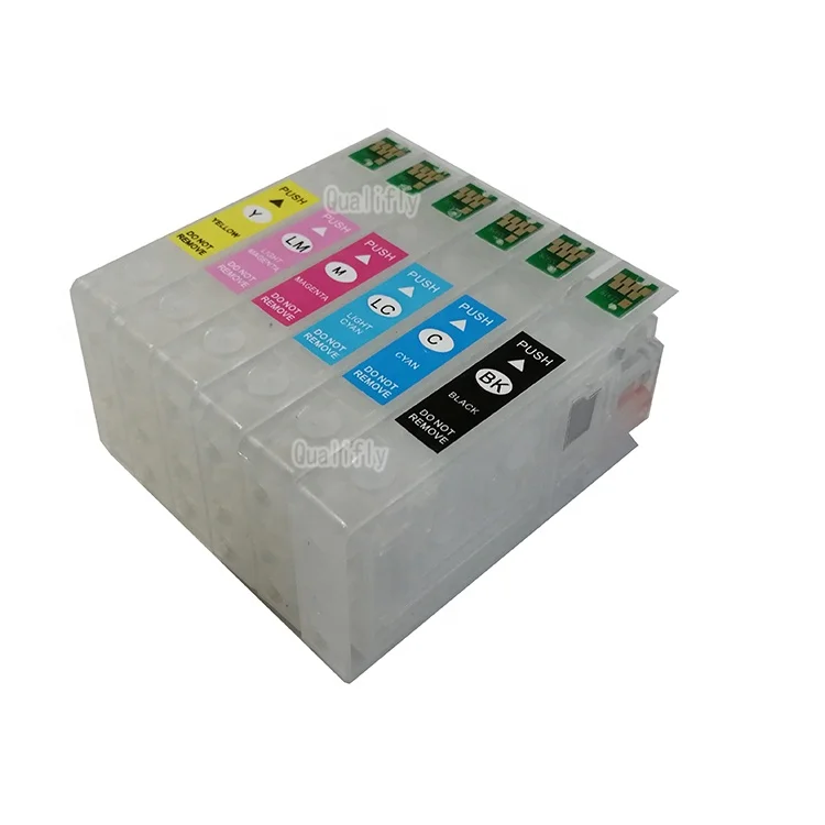 T5591-6 empty tank  refillable ink cartridge for Epson Stylus Photo RX700