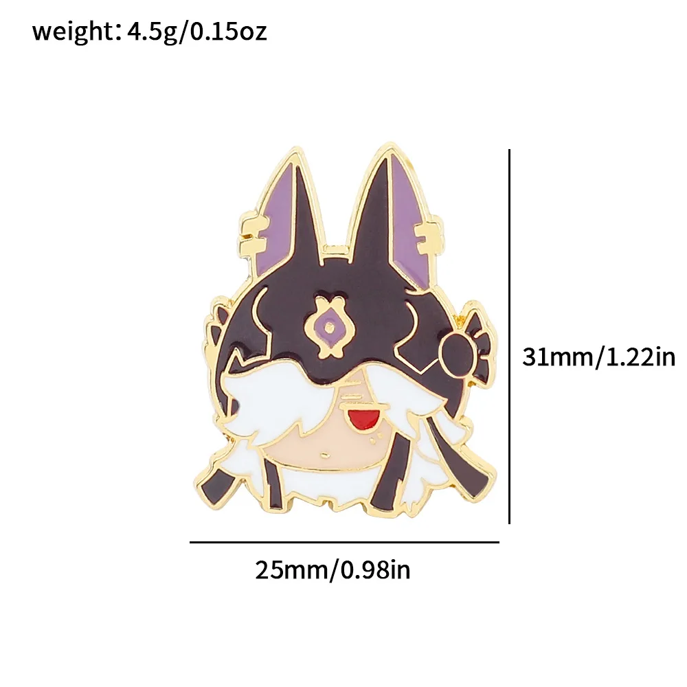 First-hand factory production Metal badges cartoon game characters brooches custom enamel pins wholesale