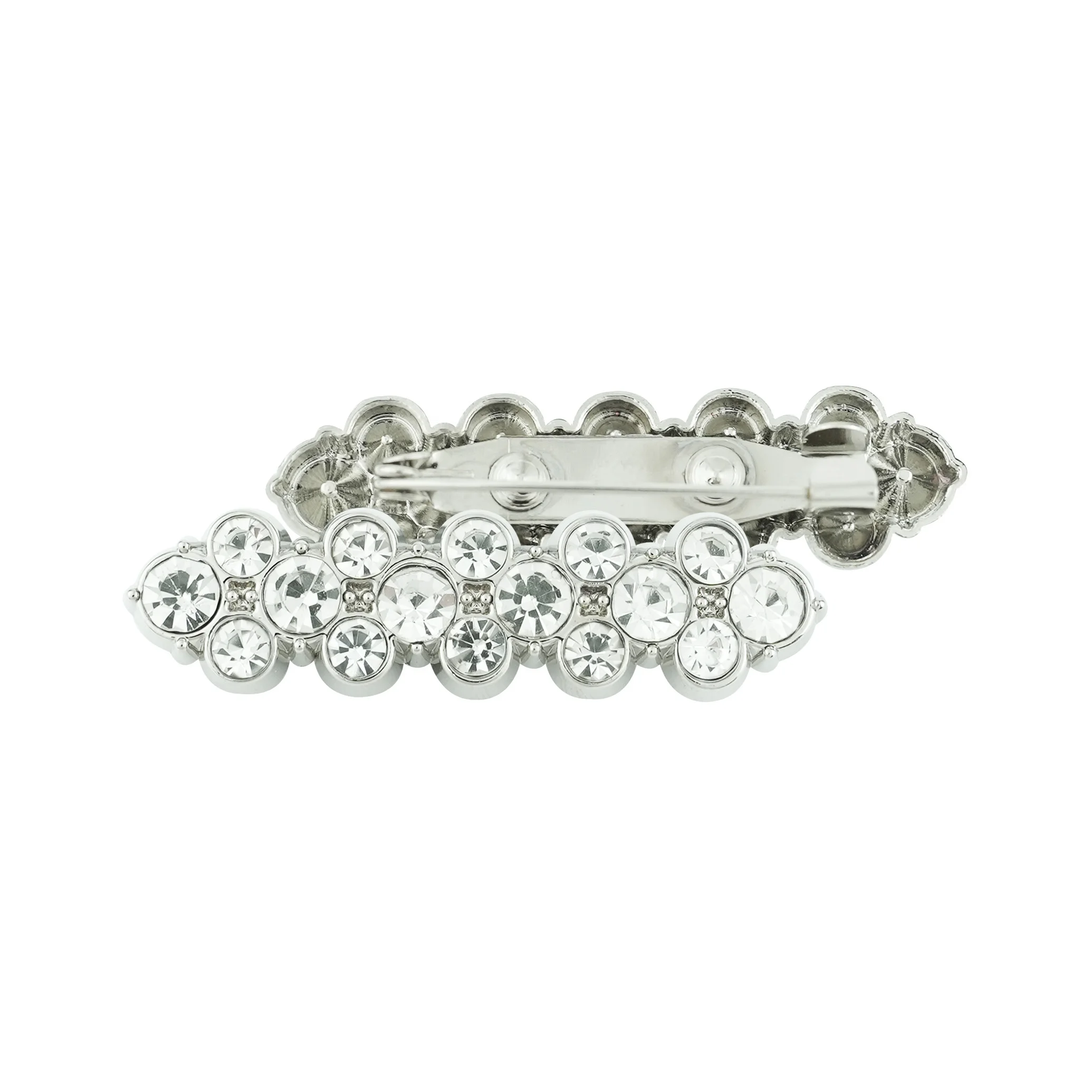 JinYi Hardware Factory OEM ODM Brand Logo Design Zinc Alloy Custom Sewing Rhinestone Garment Metal Label Tag