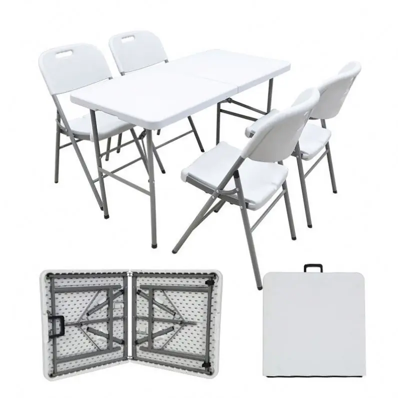 
Hot Sell Folding Dining Table And Chairs  (1600096033989)