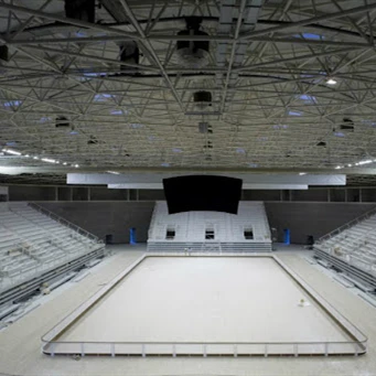 Prefabricated Stadium Dome Roof Building Galvanized Light Steel Structural Space Frame Indoor Stadium Roof Construction