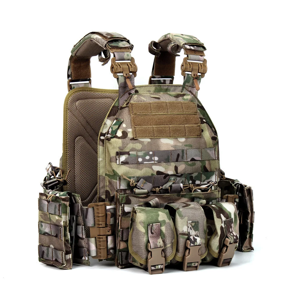 JSH 1000D полиэстеровый 6094 Тактический уличный жилет Легкий Chaleco Plate Carrier Tatico для защиты 1688 пластина