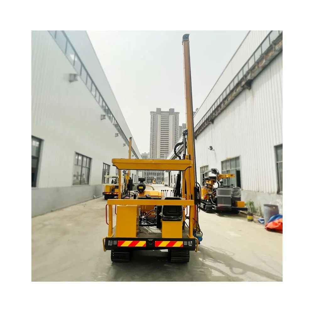 Good quality   Wear-resistant long service life and high efficient Solar Screw Pile Driver Photovoltaic for solar project