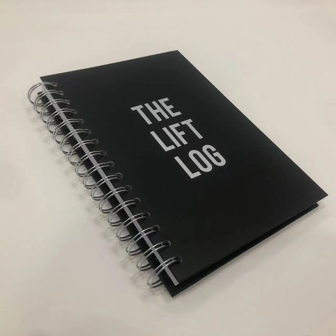 Custom printing hardcover daily workout log book fitness journal gym planner