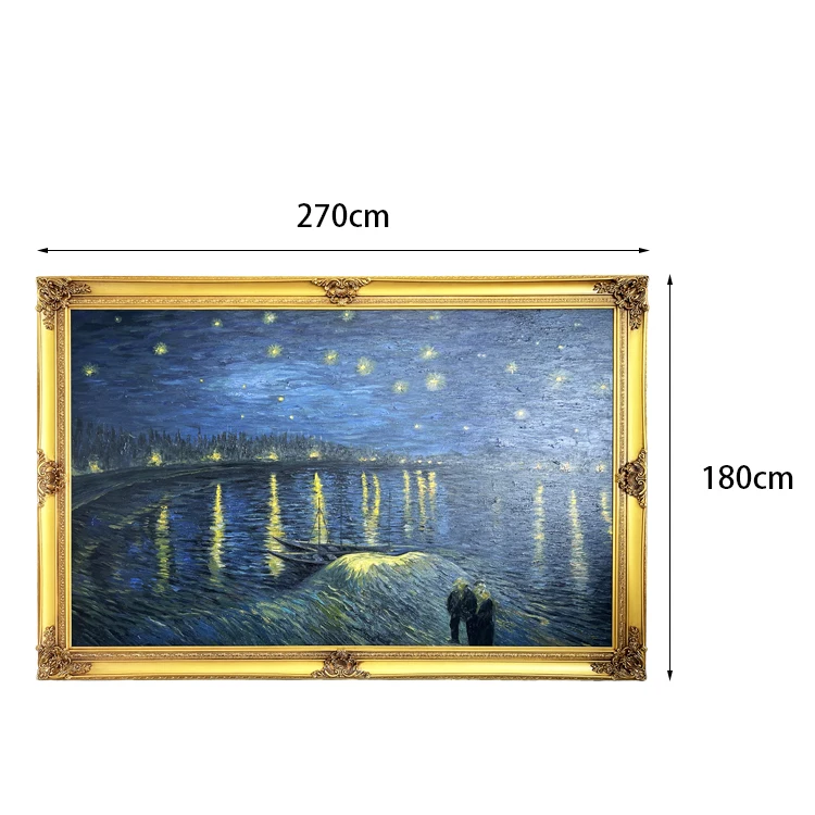 Van Gogh Starry Sky Painting Canvas Painting Classical Oil Paintings Reproduction Large Modernpaintings and Wall Arts Classic