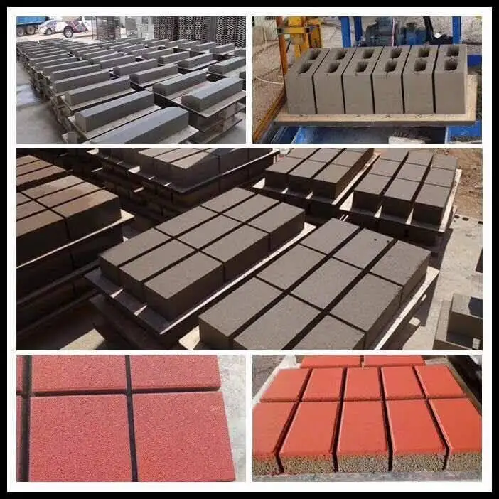 QT4-30 Hydraulic Pressure Hollow Bricks Making Machine Produces Hydroform Cement Bricks Brick Production Line