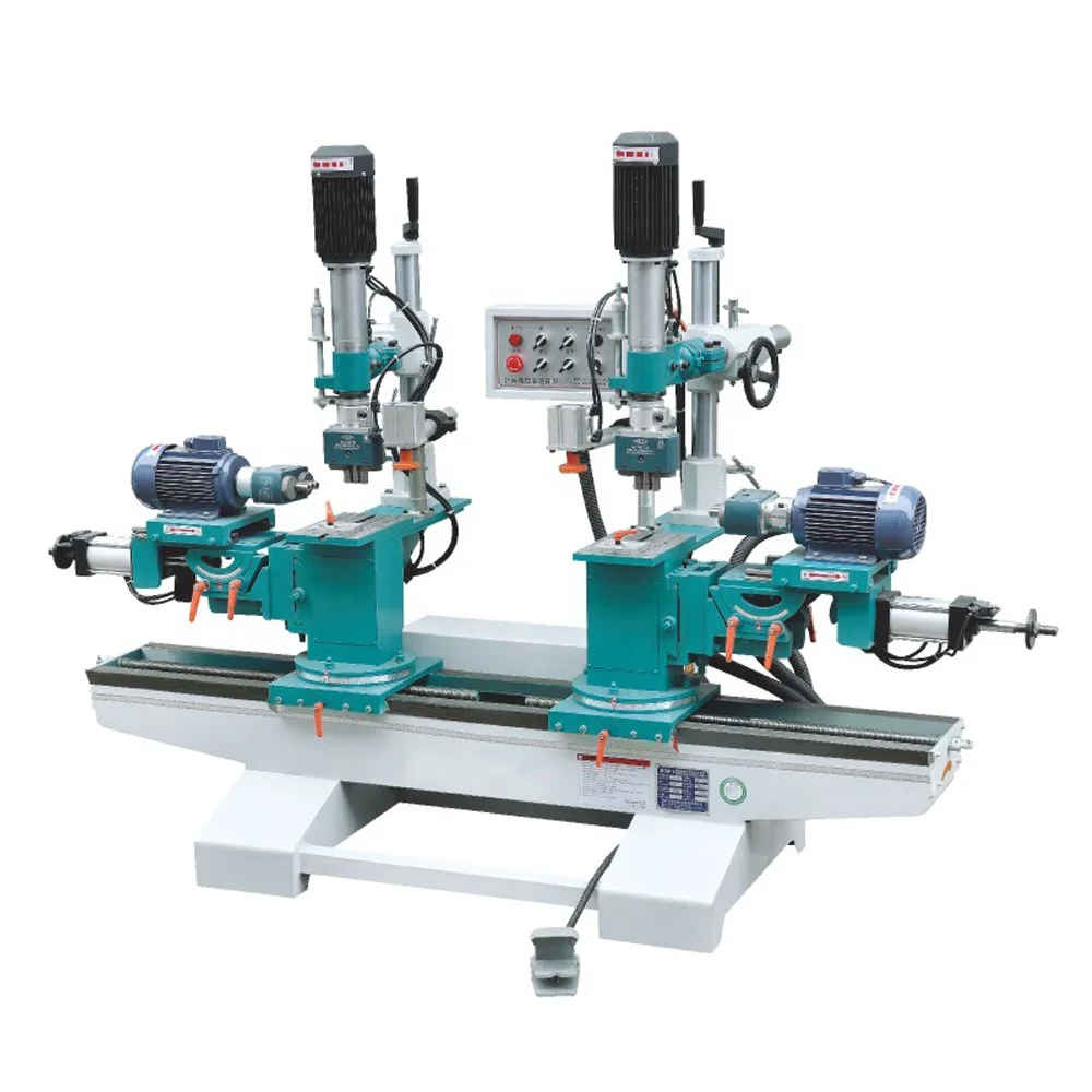 Manufacturer of Wood Boring machine Double Ends Vertical Horizontal Wood Boring Machine for Timber