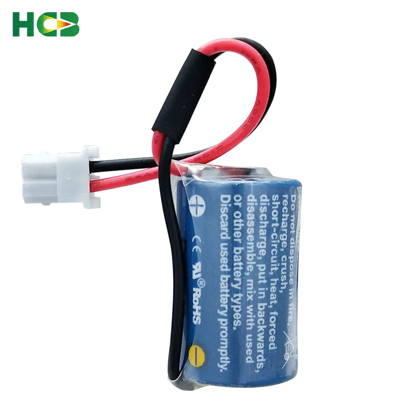 HCB ER14250  3.6V Lithium Battery Add Connector ETC And Machine Tools PLC CNC machine tools LS14250
