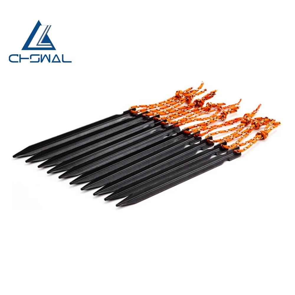 Outdoor camping aluminum tent peg