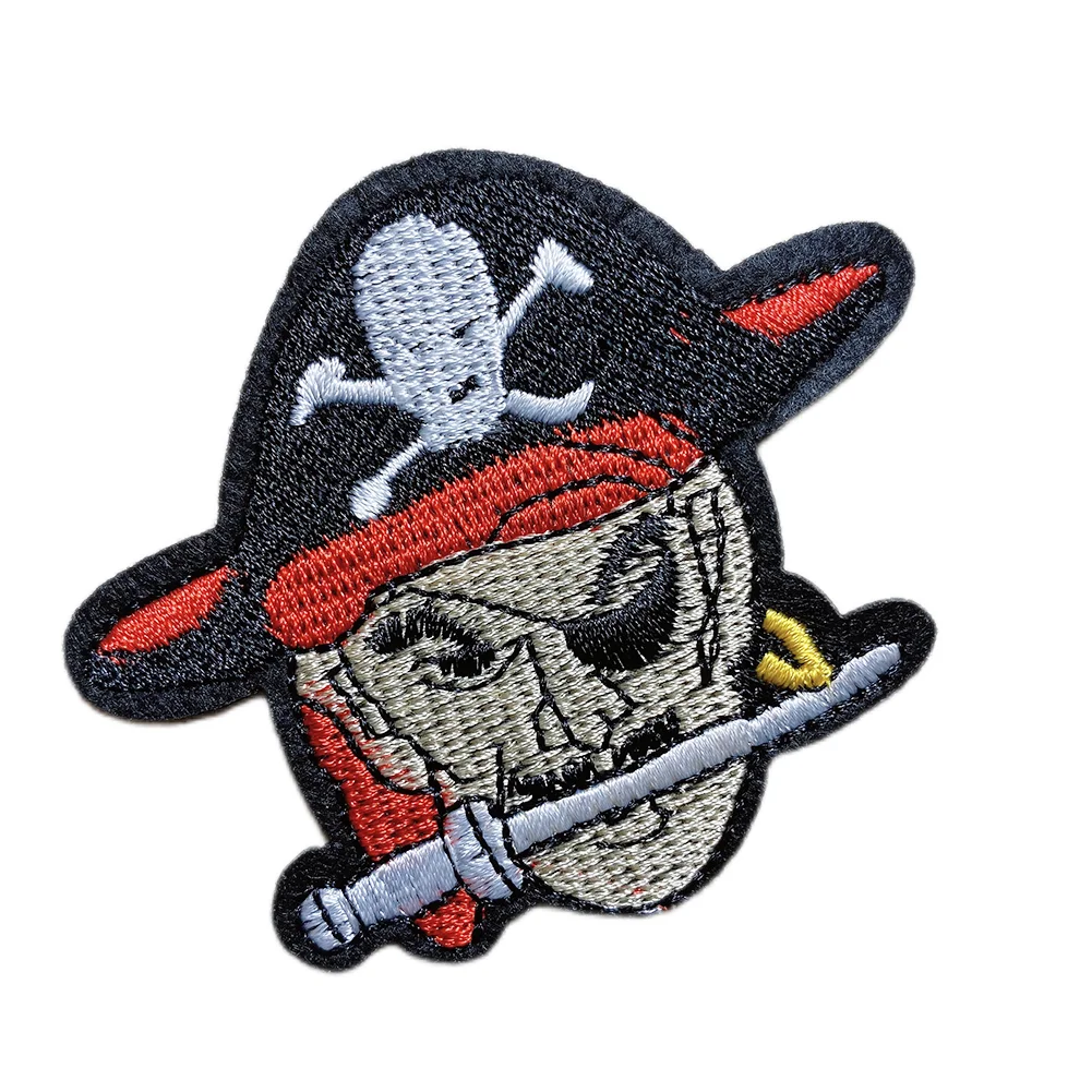 Fabric Embroidered Badges Wholesale Design Custom Mountain Logo Embroidery Applique Clothing Patches