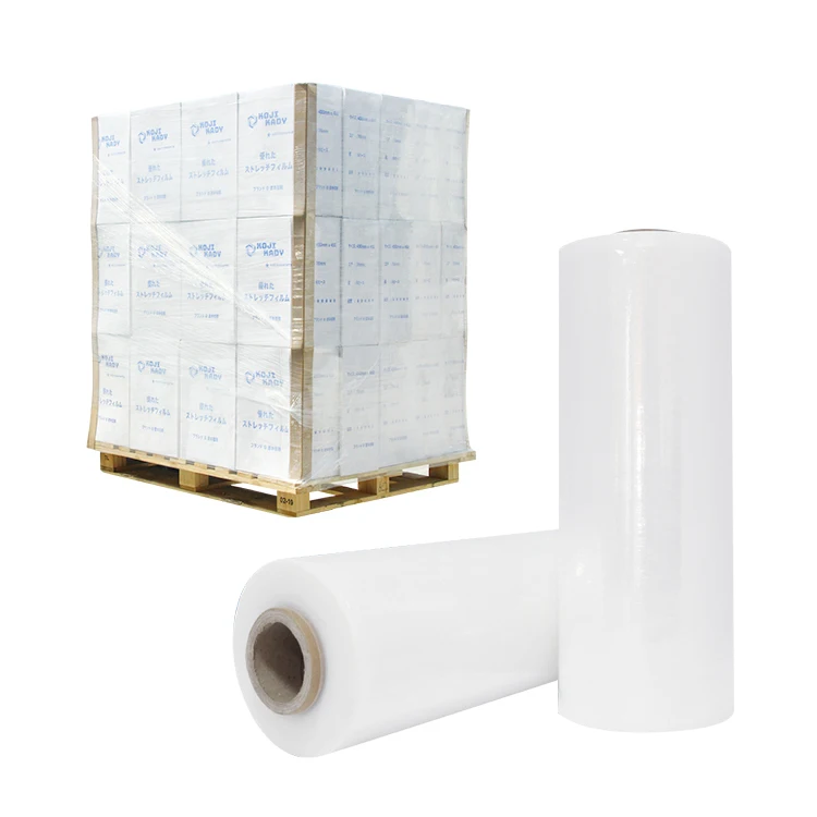 Silage Wrap Film Transparent Pallet Wrapping Pe Stretch Cling Film For Packaging And Silage