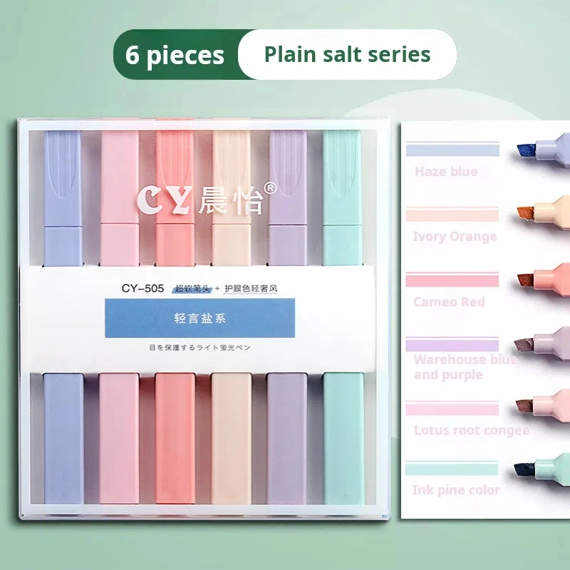 X1106-1 Factory Custom Colors High Quality Bible Highlighter Marker No Bleed Resaltadores Rotuladores Pastel