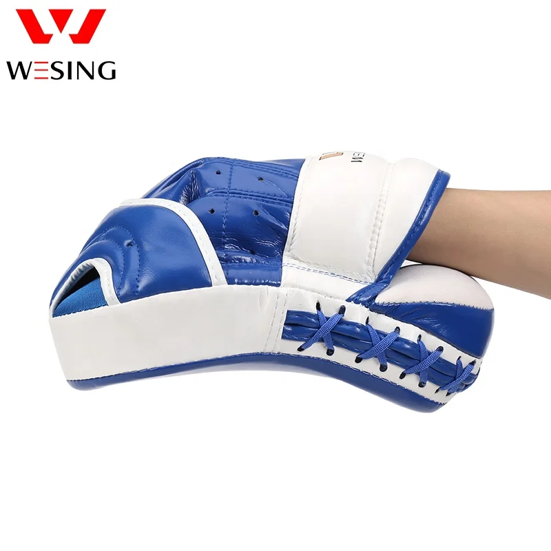 Wesing Custom Focus Pads Boxing Mitts Kids Pu Leather Durable Focus Pads Boxing