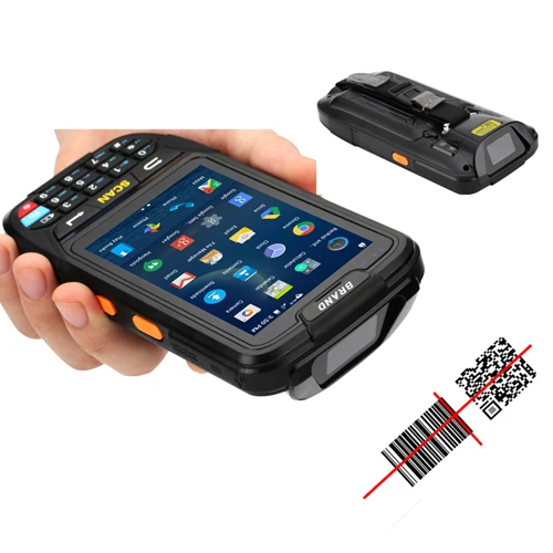 Waterpoof пыле мобильный терминал данных Android Прочный промышленный кпк 1D лазерный штрих 2D qr код сканер NFC ридер