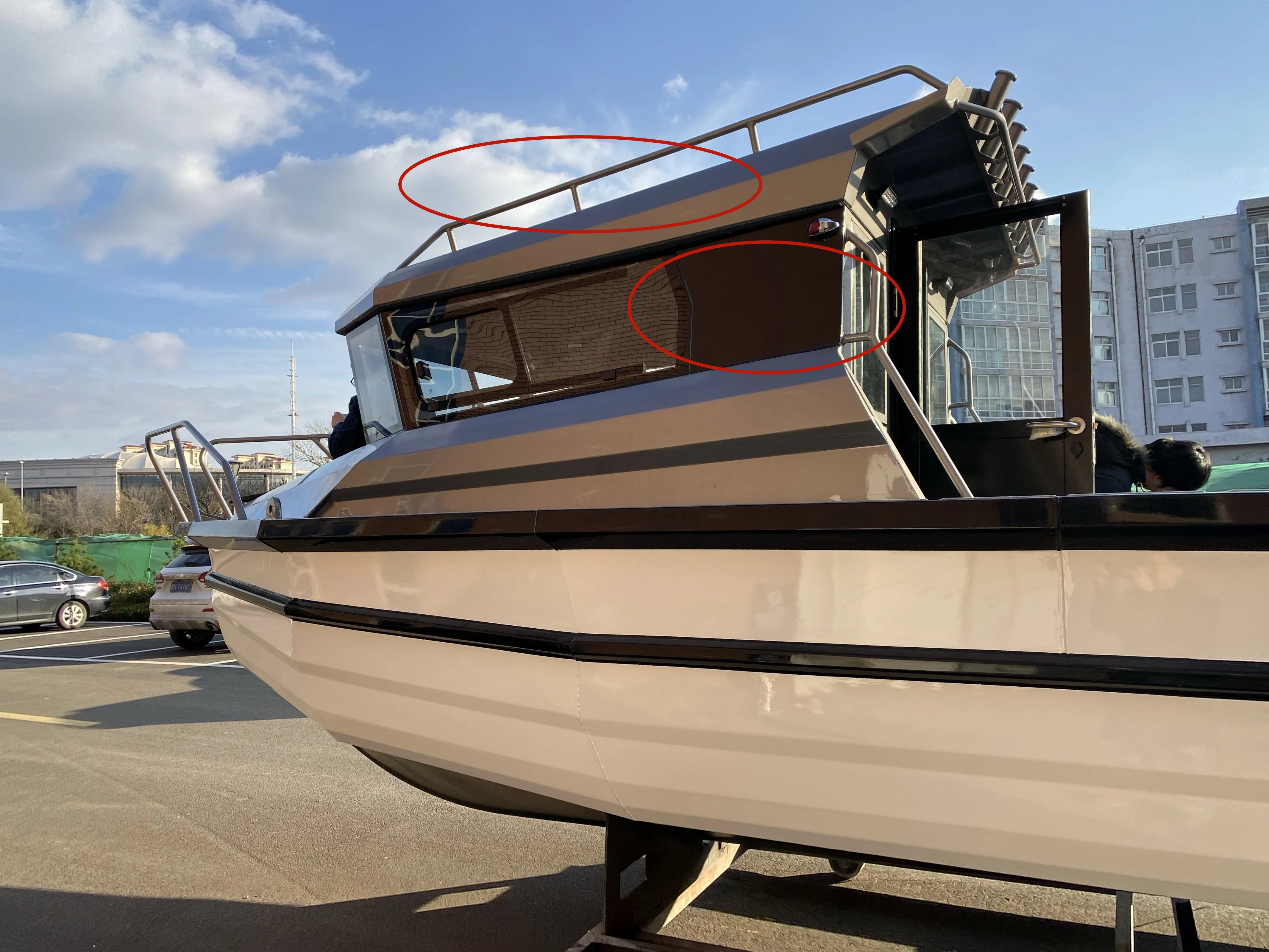 Low Fuel Consumption Speed Boat Aluminum Boat Fishing Boat Weld Aluminum