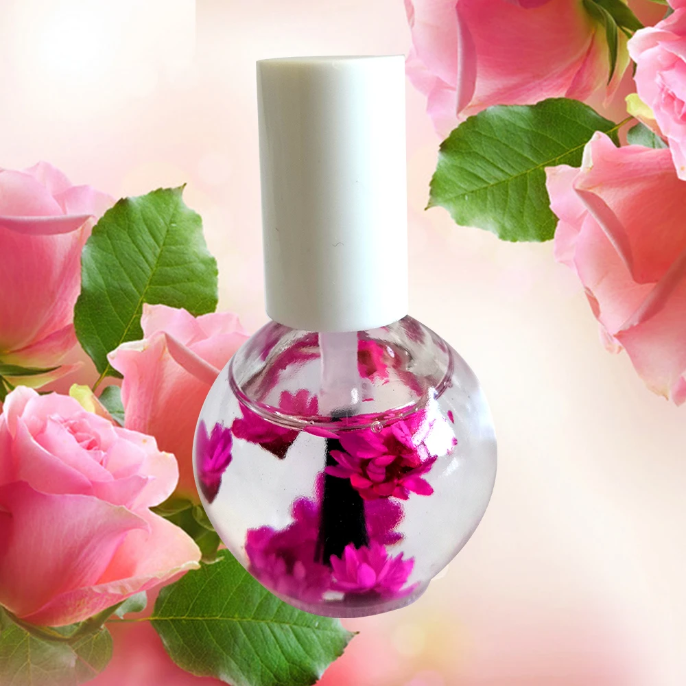 Фирменное Масло для кутикулы с цветами для лечения Ногтей, ароматизированное Восстанавливающее Средство для ногтей с цветочным ароматом