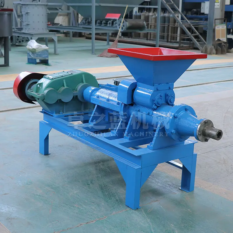Screw extruder type cow dung briquetting machine home heating fuel cow manure briquette machine