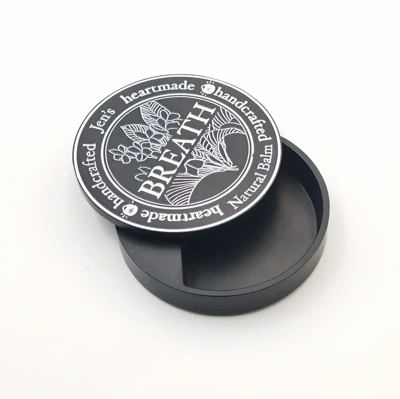 Изготовленный на заказ магнит наполнитель роскошный Твердый парфюмерный футляр контейнер для макияжа металлические контейнеры твердый