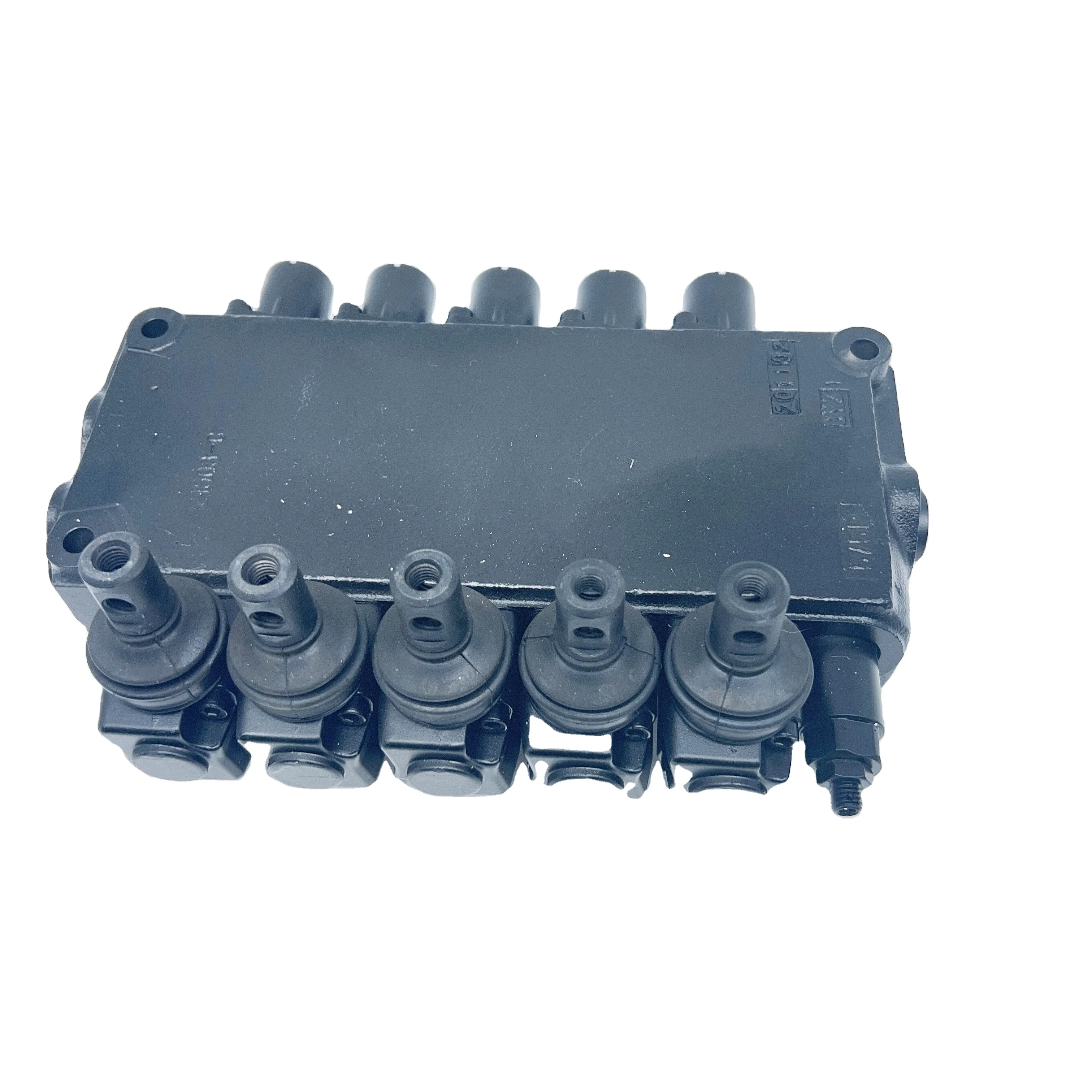 Five-leg multi-way valve is used for SY concrete pump truck