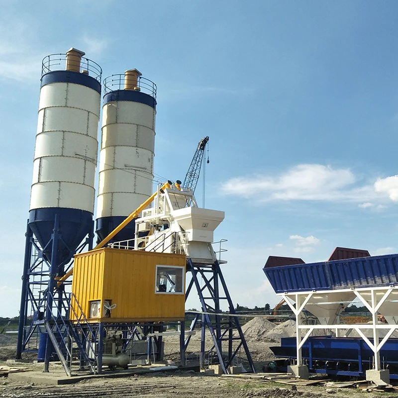 ready mixer RMC stationary Concrete ready mixing batching plant concrete mix batching plant