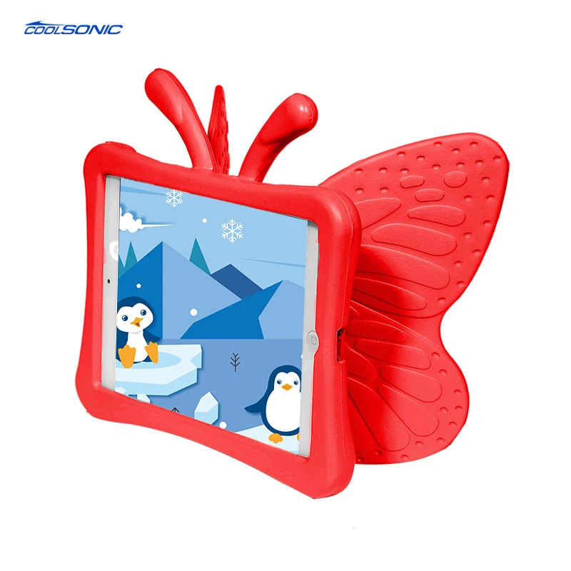 Kids Lovely Butterfly Design Shockproof Tablet Cases For Samsung Tab 3 P3200/P3210 7 inch