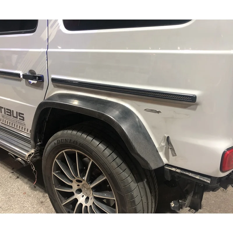 Car Wheel Arch Fender Flares Accessories W464 G63 Style Carbon Over Fenders Flares (Replace) For G class W464 G500 G63 2019y~