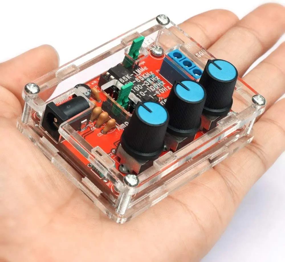 XR2206 High Precision Function Signal Generator DIY Kit Output 1Hz-1MHz Adjustable Frequency meters Amplitude