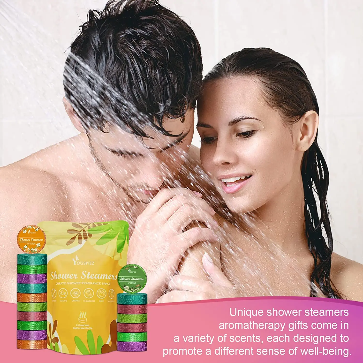 Muran OEM Private label lavender peppermint and eucalyptus Bath Ingredients shower steamers tablets aromatherapy shower steamers