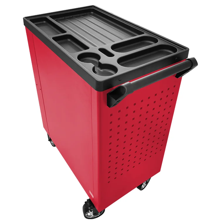 
233PCS Super Rolling Metal Trolley Car Repair Hand Tool Cabinet 