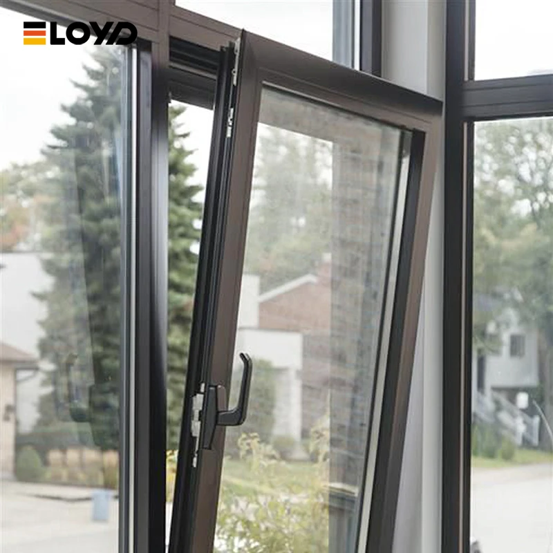 Eloyd Heavy Commercial / Architectural Aluminum alloy Thermal-Break Dual-Action Tilt &Tum Windows