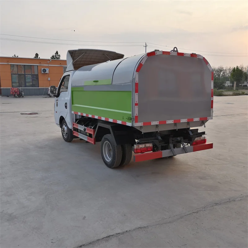 Container waste collect garbage rubbish compactor truck hot sale in China garbage truck