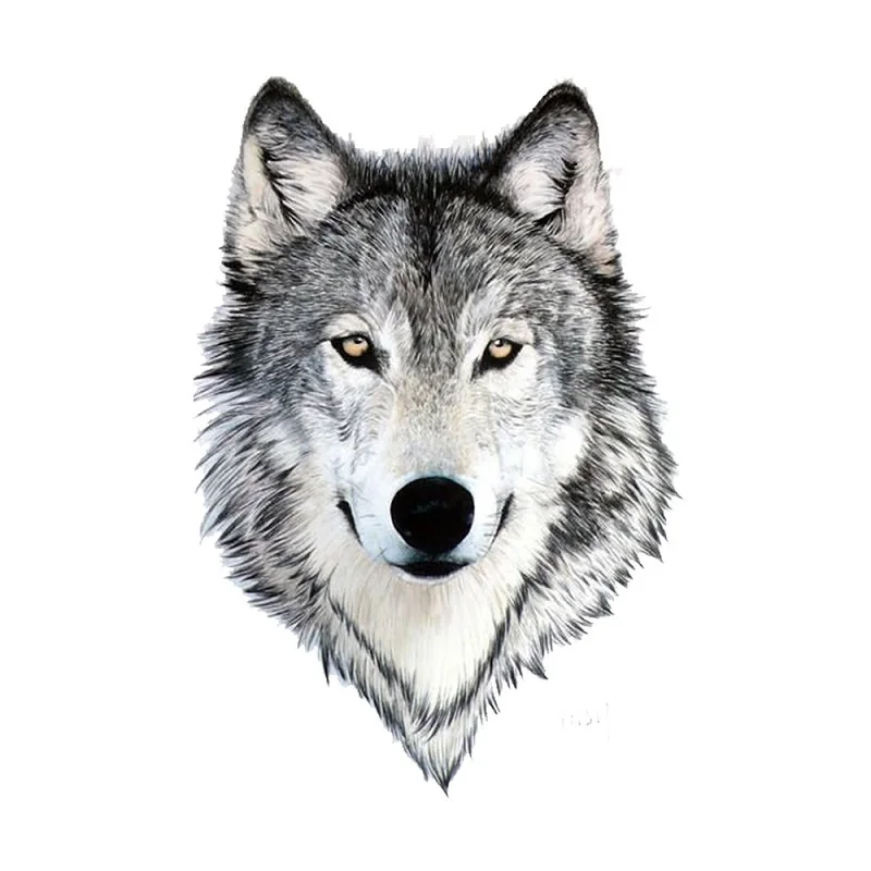 Popular Customize Water Transfer Temporary Harmless Tattoo Sticker Boho Body Painting Wolf Graphics Temporary Tattoo Sticker