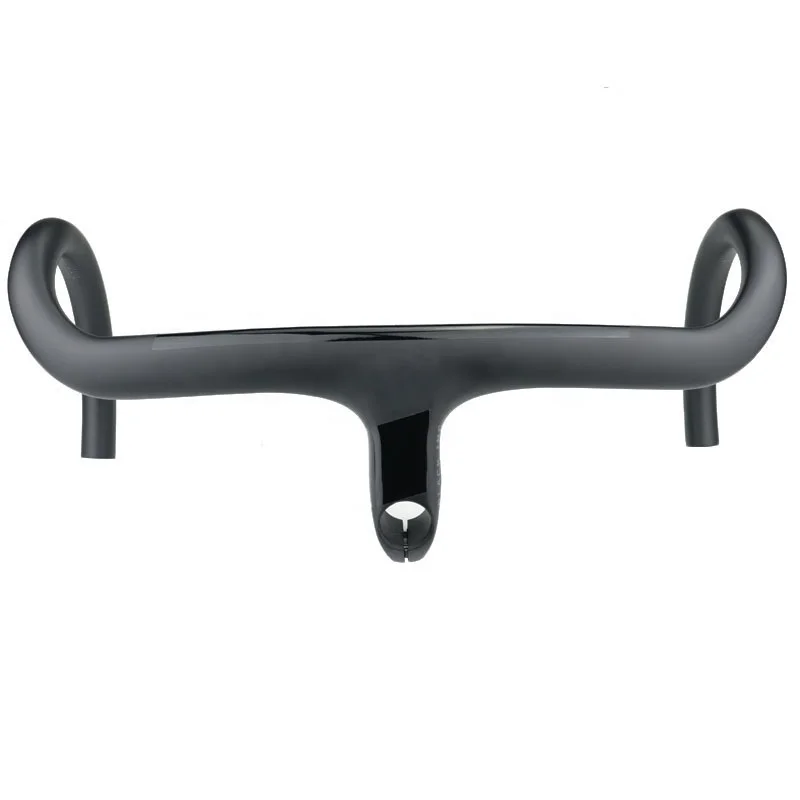 Customized High-Quality matte Sport Bicycle parts Carbon Fiber Bent Handlebars