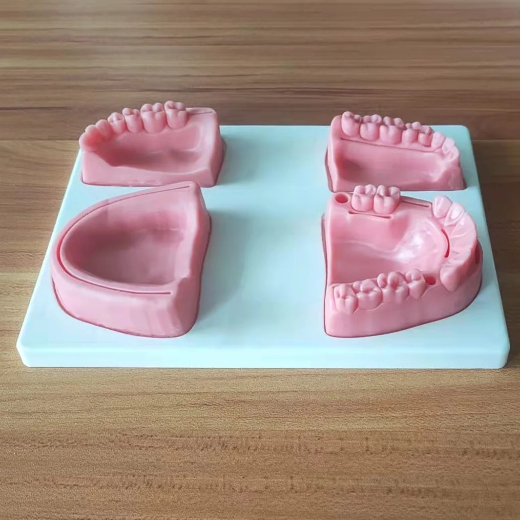 Человеческий стоматологический шовный коврик с зубцами из смолы стоматологические тренировочные модели для Шовной практики