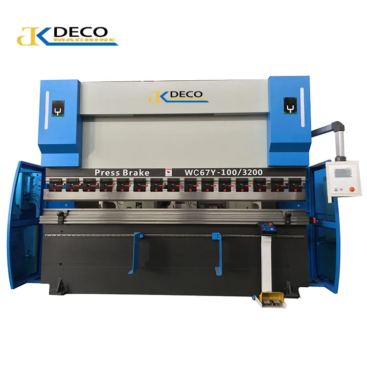 
WC67K 100T3200mm cnc hydraulic stainless sheet press brake machine for sale 