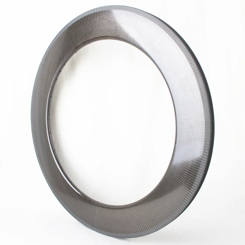 
Brake track 700C U shape road rims clincher 88mm hight 25mm width carbon wheel 