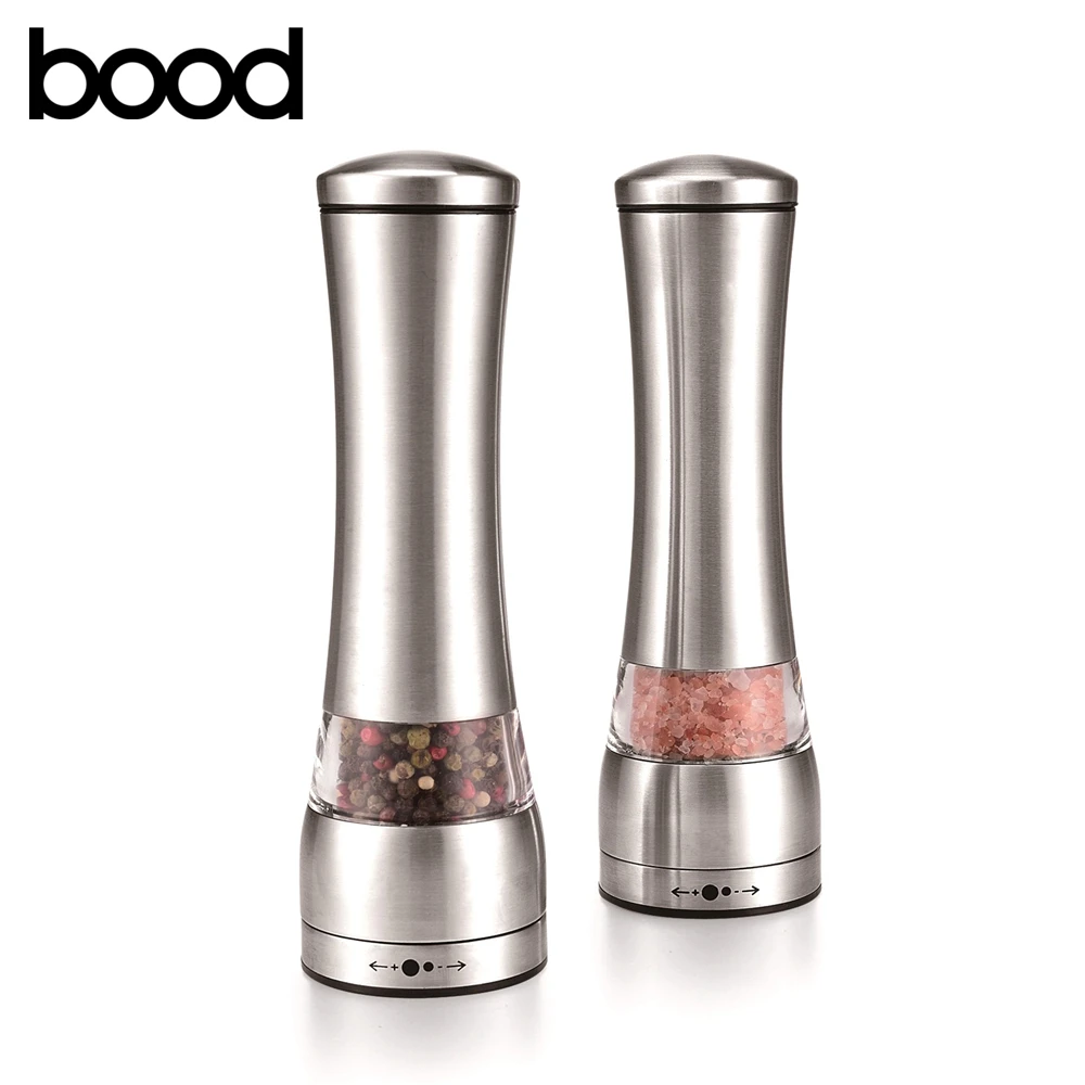 amazon hot sale  manual salt and pepper grinder  / stainless steel salt and pepper grinder set