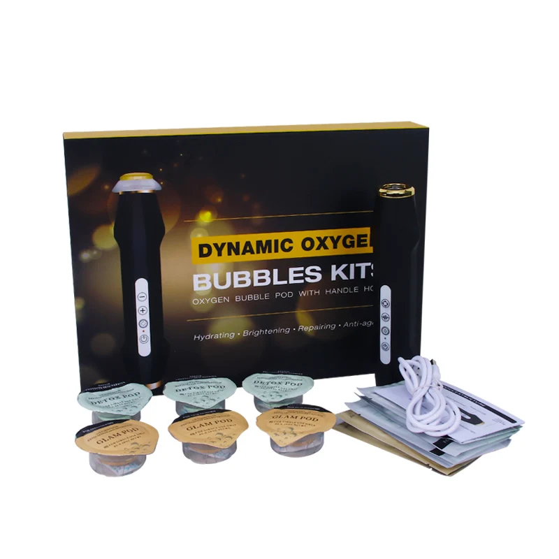 2024 Portable CO2 Bubble Oxygenation Capsules Pods Wireless Oxygene Bubble Machine For Skin Tightening Lifting Firming