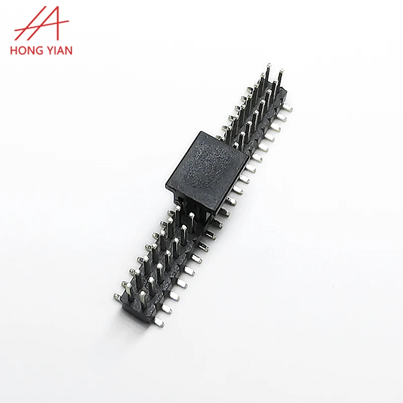 Double-row Press-fit 1.27 mm pitch pin header