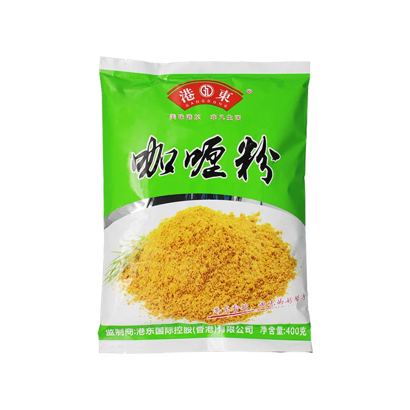 Hong East Curry Powder Household Yellow Fish Rice Chicken Beef Fried Commercial Seasoning Bag 400g
