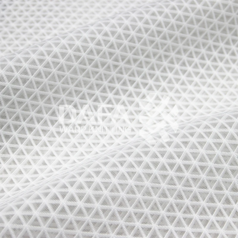Hot Selling Fabric 3D Air Mesh Fabric Sandwich Warp Knitting Washable Jacquard Mesh