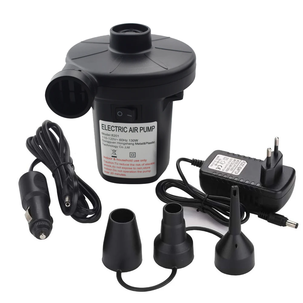 OEM Dual usage indoor outdoor small electric air pump for air bed air mattress swimming pool inflatables